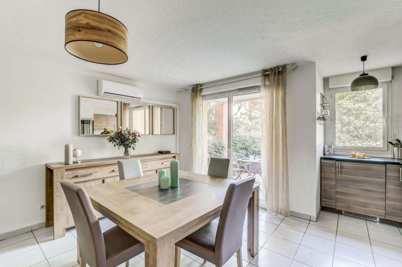 T2 Jardinet Avec Piscine, Parking Et Tennis Toulouse Dış mekan fotoğraf